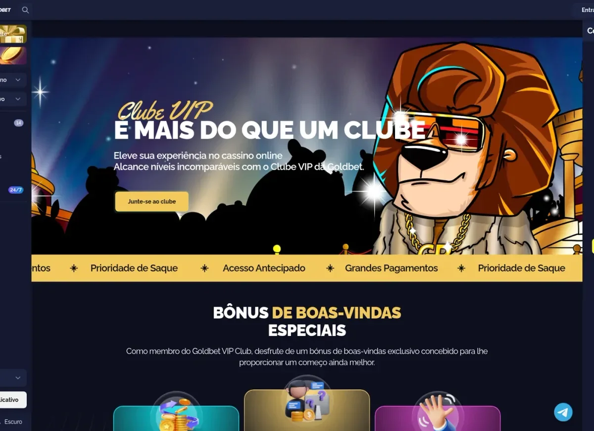 Goldbet: la página del club VIP